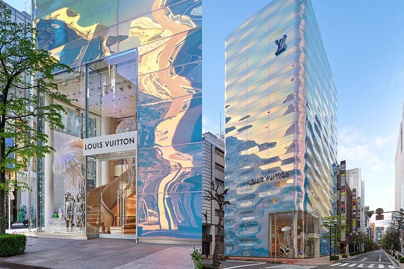 curiosity: louis vuitton ginza namiki dori store